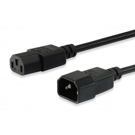 Equip 112101 cable de transmisión Negro 3 m C13 acoplador C14 acoplador