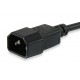 Equip 112101 cable de transmisión Negro 3 m C13 acoplador C14 acoplador