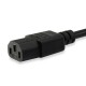 Equip 112101 cable de transmisión Negro 3 m C13 acoplador C14 acoplador