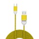 Celly PT-TC001-5Y cable USB 1,5 m USB 2.0 USB A USB C Amarillo