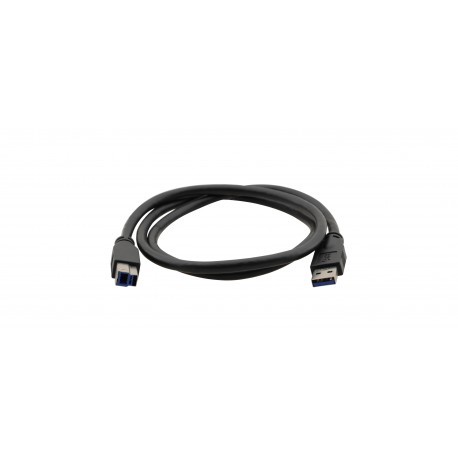 Kramer Electronics 6ft, USB3.0-A - USB3.0-B cable USB 1,8 m USB A USB B Macho Negro - 96-0235006