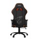 Gigabyte AGC310 Silla para videojuegos de PC Asiento acolchado Negro, Naranja