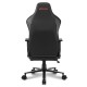 Sharkoon SGS30 Silla para videojuegos universal Asiento acolchado tapizado Negro, Rojo - 4044951034796