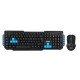 3GO COMBODRILEH2 teclado USB QWERTY Negro - COMBODRILEH2