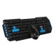 3GO COMBODRILEH2 teclado USB QWERTY Negro - COMBODRILEH2