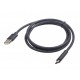 Cablexpert CC-USB2-AMCM-1M cable USB USB 2.0 USB A USB C Negro