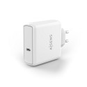 AISENS Cargador PD3.0 QC3.0 1 Puerto 1xUSB-C 60W, Blanco - ASCH-1PD60-W