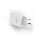 AISENS Cargador PD3.0 QC3.0 1 Puerto 1xUSB-C 60W, Blanco - ASCH-1PD60-W