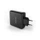 AISENS Cargador PD3.0 QC3.0 1 Puerto 1xUSB-C 60W, Negro - ASCH-1PD60-BK