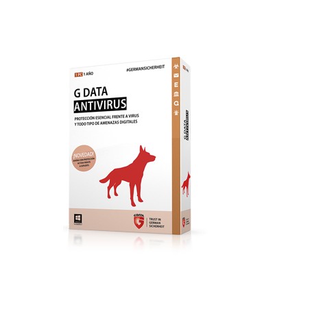 G DATA Antivirus, 2PC, 1 Year, ESD Español 1 año(s) - 2072182