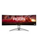 AOC AG493UCX2 pantalla para PC 124,5 cm (49'') 5120 x 1440 Pixeles Quad HD LED Negro, Rojo