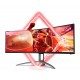 AOC AG493UCX2 pantalla para PC 124,5 cm (49'') 5120 x 1440 Pixeles Quad HD LED Negro, Rojo