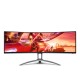 AOC AG493UCX2 pantalla para PC 124,5 cm (49'') 5120 x 1440 Pixeles Quad HD LED Negro, Rojo