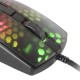 Mars Gaming MMR Negro Ratón Gaming RGB Chroma Estructura Translúcida Ultra-ligera 58g 12800 DPI Switches Mecánicos HUANO