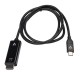 V7 V7UCHDMI-1M adaptador de cable de vídeo USB Type-C 3.2 Gen 1 HDMI Negro