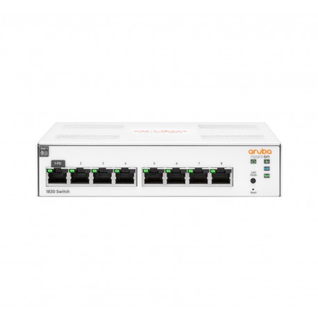 Hewlett Packard Enterprise Aruba Instant On 1830 8G Gestionado L2 Gigabit Ethernet (10/100/1000) - jl810a