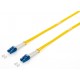 Equip LC/LС 9/125μm 2.0m cable de fibra optica 2 m OS2 Amarillo - 254432