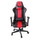 KeepOut XSPRO-RACING Silla para videojuegos universal Asiento acolchado Negro, Rojo