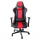 KeepOut XSPRO-RACING Silla para videojuegos universal Asiento acolchado Negro, Rojo