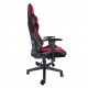 KeepOut XSPRO-RACING Silla para videojuegos universal Asiento acolchado Negro, Rojo