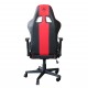 KeepOut XSPRO-RACING Silla para videojuegos universal Asiento acolchado Negro, Rojo