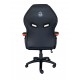 KeepOut XS200 Silla para videojuegos universal Asiento acolchado Negro, Naranja