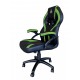 KeepOut XS200 Silla para videojuegos universal Asiento acolchado Negro, Verde