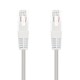 Nanocable CABLE RED LATIGUILLO RJ45 CAT.6 UTP AWG24, BLANCO, 0.5 M - 10.20.0400-W