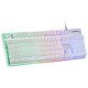 Mars Gaming MK220W Blanco, Teclado Gaming H-Mech, FRGB Rainbow y Halo, Antighosting, Idioma Español - MK220WES