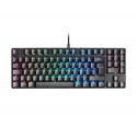 Mars Gaming MKREVOPROBES Negro Teclado H-Mech RGB Tamaño Compacto TKL y Pad Numérico Switch OUTEMU PRO Azul Idioma Español