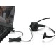 Lenovo 100 Mono Auriculares Alámbrico Diadema Oficina/Centro de llamadas USB tipo A Negro - 4XD1B61617