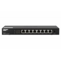 QNAP QSW-1108-8T switch No administrado 2.5G Ethernet (100/1000/2500) Negro