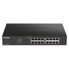 D-Link DGS-1100-16V2 switch Gestionado Gigabit Ethernet (10/100/1000) Negro