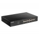 D-Link DGS-1100-16V2 switch Gestionado Gigabit Ethernet (10/100/1000) Negro