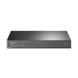 TP-LINK T1500G-10PS(TL-SG2210P) Gestionado L2/L4 Gigabit Ethernet (10/100/1000) Energía sobre Ethernet (PoE) Negro