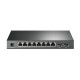 TP-LINK T1500G-10PS(TL-SG2210P) Gestionado L2/L4 Gigabit Ethernet (10/100/1000) Energía sobre Ethernet (PoE) Negro