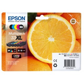 Epson Oranges Multipack 5-colours 33XL Claria Premium Ink - C13T33574011