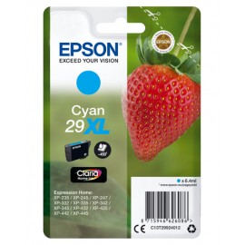 Epson Strawberry Singlepack Cyan 29XL Claria Home Ink - C13T29924012