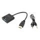 iggual Adaptador HDMI a VGA + audio (3.5 mm) - IGG317303