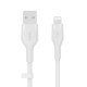 Belkin CAA008BT1MWH cable USB 1 m USB A USB C/Lightning Blanco