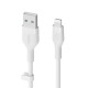 Belkin CAA008BT1MWH cable USB 1 m USB A USB C/Lightning Blanco