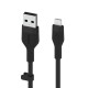 Belkin Cbl Silicqe USB-A LTG 2M noir cable USB USB A USB C/Lightning Negro - CAA008bt2MBK