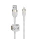 Belkin CAA010BT1MWH cable USB 1 m USB A USB C/Lightning Blanco