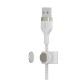 Belkin CAA010BT1MWH cable USB 1 m USB A USB C/Lightning Blanco