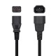 AISENS Cable Alimentación CPU, C13/H-C14/M, Negro, 3.0m - A132-0466