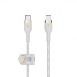 Belkin BOOST↑CHARGE PRO Flex cable USB 2 m USB 2.0 USB C Blanco - CAB011BT2MWH