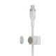 Belkin BOOST↑CHARGE PRO Flex cable USB 2 m USB 2.0 USB C Blanco - CAB011BT2MWH