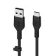 Belkin BOOST↑CHARGE Flex cable USB 2 m USB 2.0 USB A USB C Negro - CAB008BT2MBK