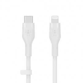 Belkin CAA009BT1MWH cable USB 1 m USB C USB C/Lightning Blanco