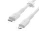 Belkin CAA009BT1MWH cable USB 1 m USB C USB C/Lightning Blanco